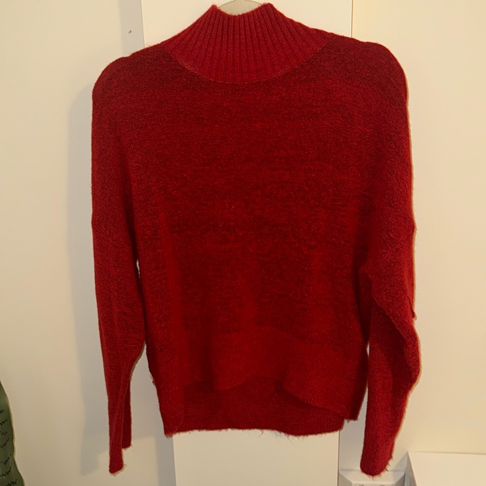 EXPRESS | Red Turtleneck Sweater
